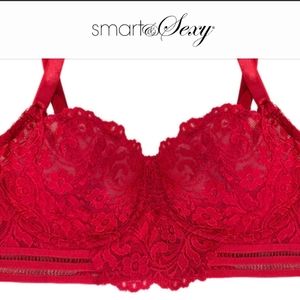 New Smart & Sexy Lace Unlined Underwire Longline Corset Bra
